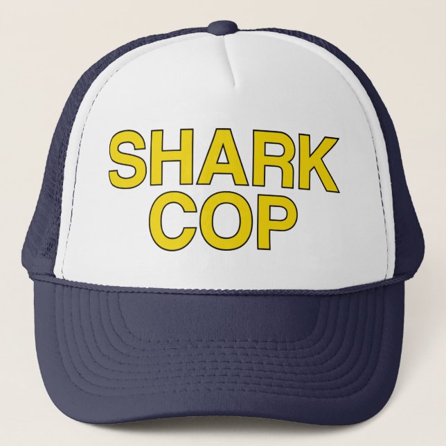 Boné Chapéu de slogan do SHARK COP (Frente)