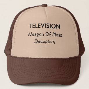 Boné Chapéu de Televisão e Decepção