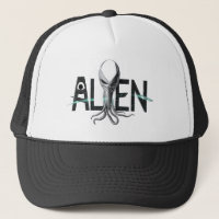 Chapéu de Texto da Alienígena de Espaço