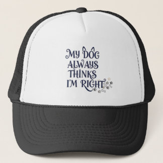 Boné Chapéu de Texto de Cachorro Engraçado