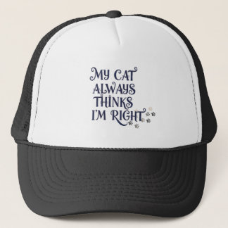 Boné Chapéu de Texto de Gato Engraçado