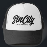 Boné Chapéu de tipografia do roteiro de Las Vegas<br><div class="desc">Chapéu de tipografia de tipografia de Las Vegas. Boné de baseball preto e branco personalizado para visto casual,  esportes,  viagem,  casamento,  férias de primavera,  golfe e muito mais. Na moda para homens e mulheres. Disponível em outras cores legal também.</div>