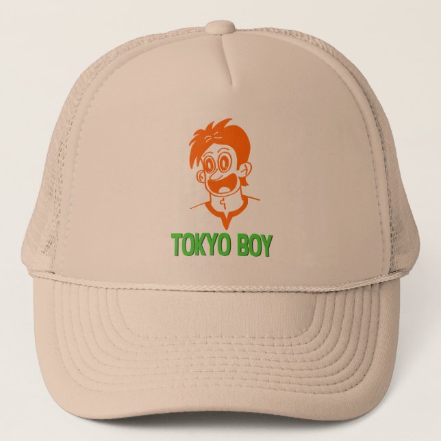 Boné Chapéu de Tóquio (Linha Laranja&Verde) (Frente)