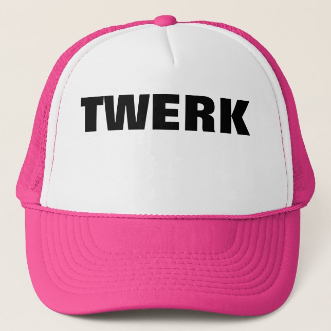 Boné CHAPÉU de TWERK (rosa) (Frente)