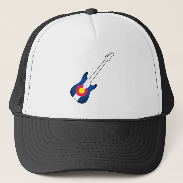 Boné Chapéu de violão do Colorado flag (Frente)