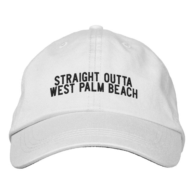 Boné Chapéu de West Palm Beach Flórida (Frente)