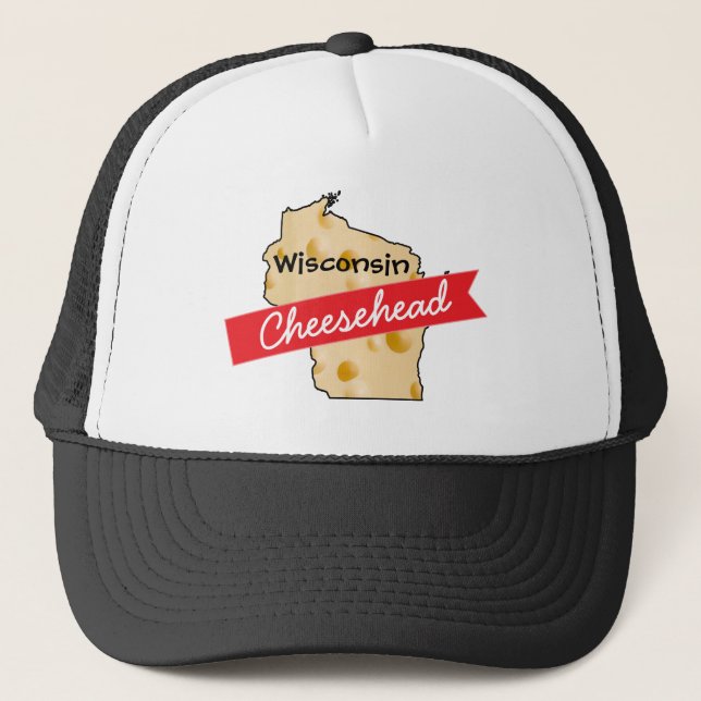Boné Chapéu de Wisconsin Cheesehead (Frente)