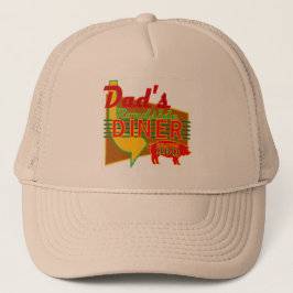 Boné Chapéu Diner do pai Roadside