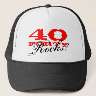 Boné Chapéu do aniversário de 40 anos quarenta