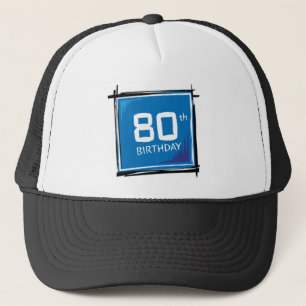 Boné chapéu do aniversário do 80