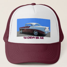 BONÉ 'CHAPÉU DO BEL AIR DE 56 CHEVY