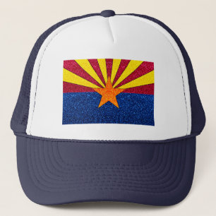 Boné Chapéu do caminhoneiro com bandeira de Arizona bri