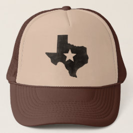 Boné Chapéu do camionista da estrela de Texas