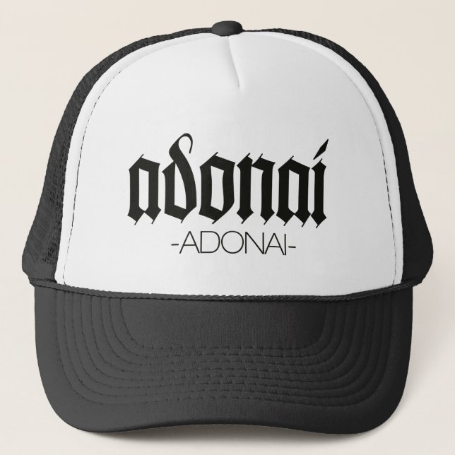 Boné Chapéu do camionista de Adonai (Frente)
