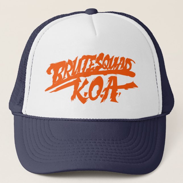 Boné Chapéu do camionista de Brutesquad KOA (Frente)