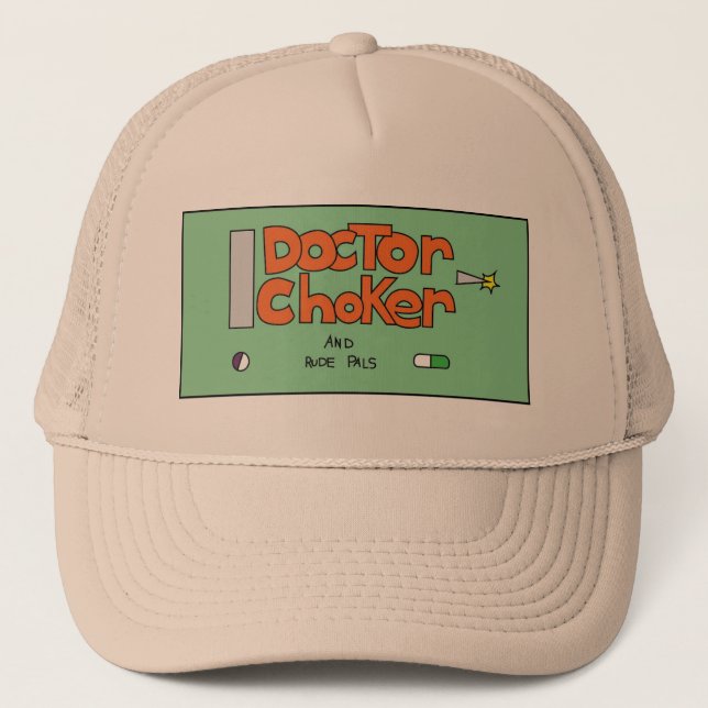 Boné Chapéu do camionista de Dr.choker (Frente)