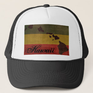 Boné Chapéu do camionista de Havaí Rasta