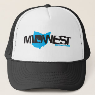 Boné Chapéu do camionista de Midwest