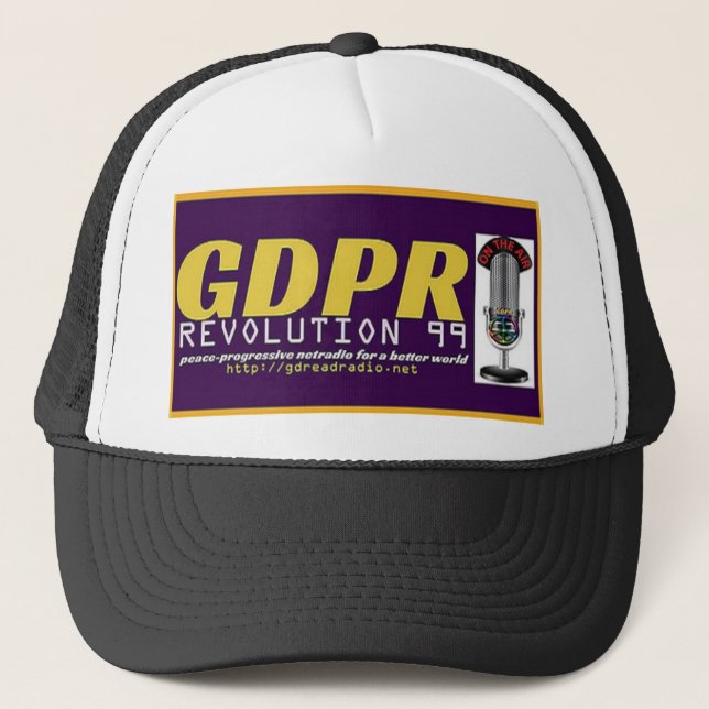 Boné Chapéu do camionista de Paxspiration GDPR (Frente)