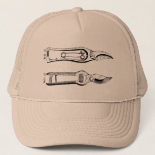 Boné Chapéu do camionista de Pruners das ferramentas d