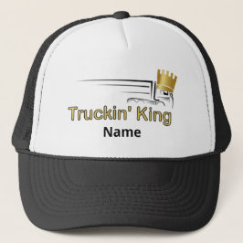 Boné Chapéu do camionista - de "rei Truckin" Táxi-sobre
