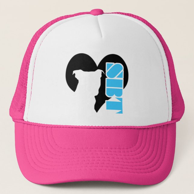 Boné Chapéu do camionista de SBT - Staffordshire bull (Frente)