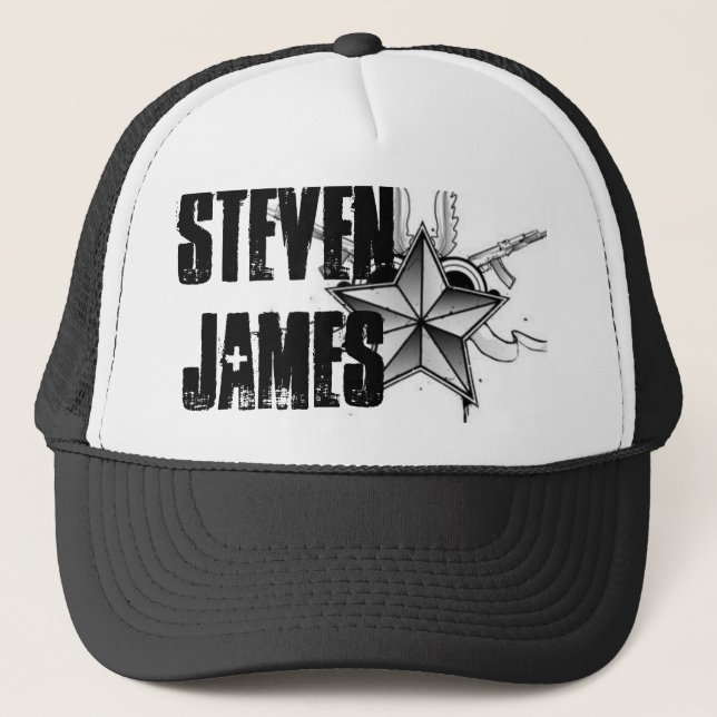 Boné Chapéu do camionista de Steven James (Frente)