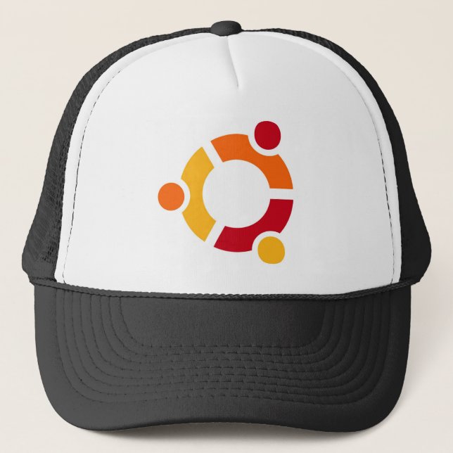 Boné Chapéu do camionista de Ubuntu (Frente)