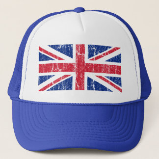 Boné Chapéu do camionista de Union Jack do vintage