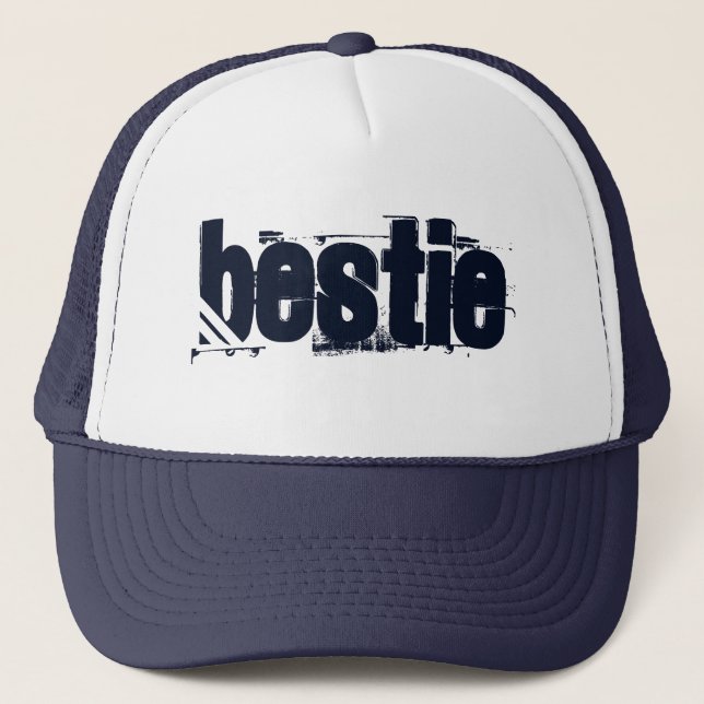 Boné chapéu do camionista do bestie (Frente)