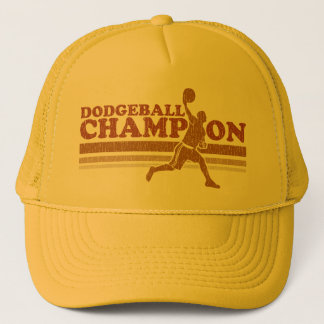 Boné Chapéu do camionista do campeão de Dodgeball do