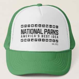 Boné Chapéu do camionista dos parques nacionais de