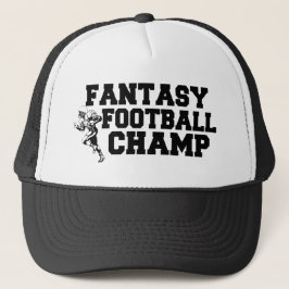 Boné Chapéu do campeão do futebol da fantasia