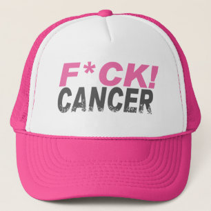 Boné Chapéu do cancer de F*ck