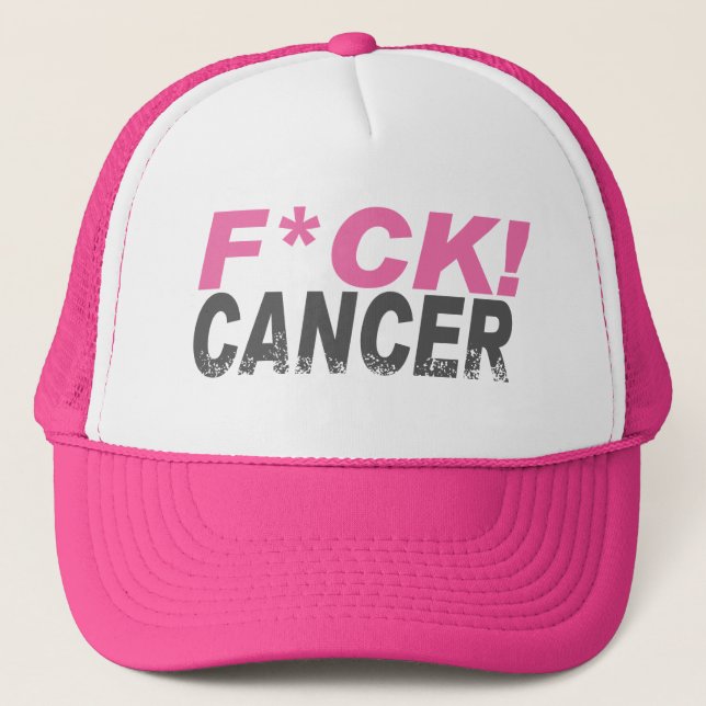 Boné Chapéu do cancer de F*ck (Frente)