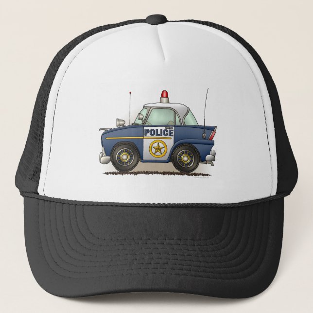 Boné Chapéu do carro da bobina de Crusier da polícia do (Frente)