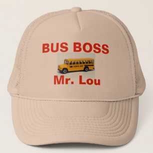 Boné CHAPÉU do CHEFE Mr.Lou do ÔNIBUS