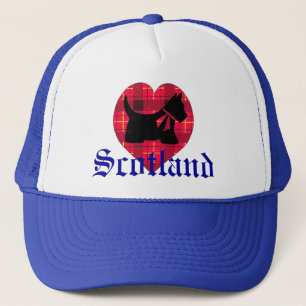 Boné Chapéu do coração do Scottie & do Tartan