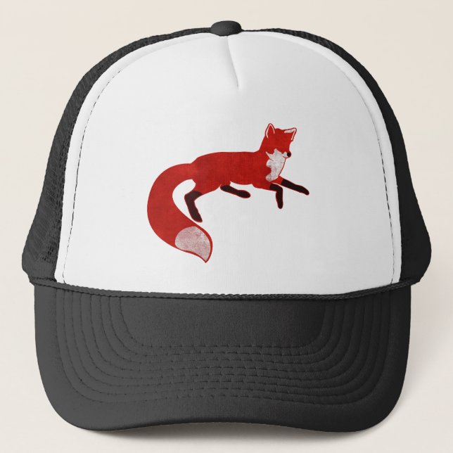 Boné Chapéu do design do vintage do Fox (Frente)