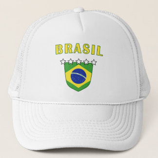 Boné Chapéu do emblema de Brasil