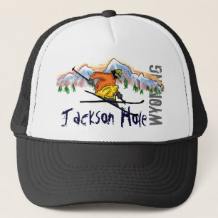 Boné Chapéu do esqui de Jackson Hole Wyoming
