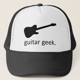Boné Chapéu do geek da guitarra