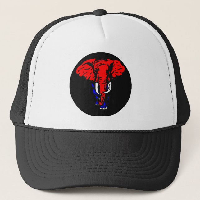 Boné Chapéu do GOP do ELEFANTE (Frente)