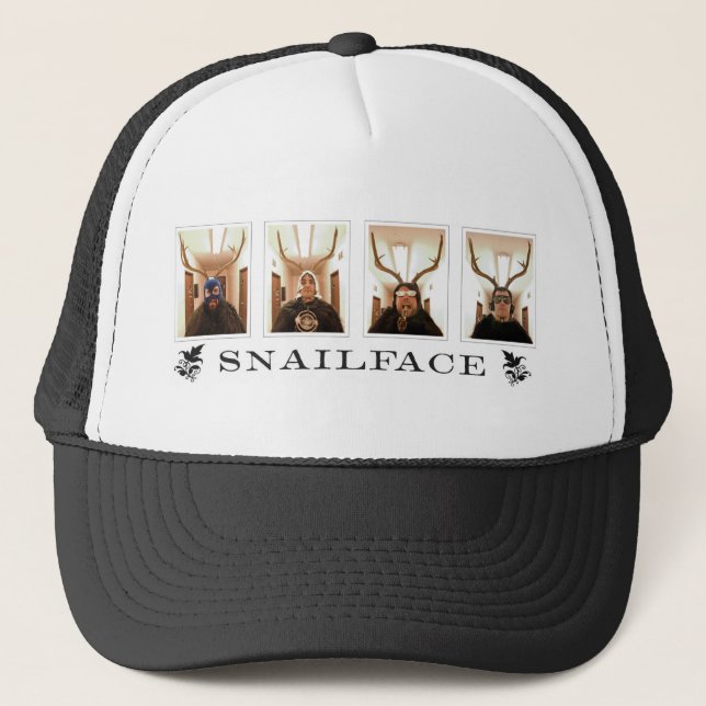 Boné Chapéu do hipster de Snailface (Frente)