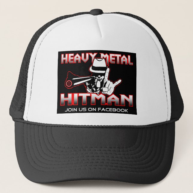 Boné Chapéu do Hitman do metal pesado (Frente)