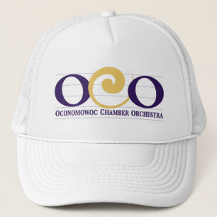Boné Chapéu do logotipo OCO - Branco - estilo 2