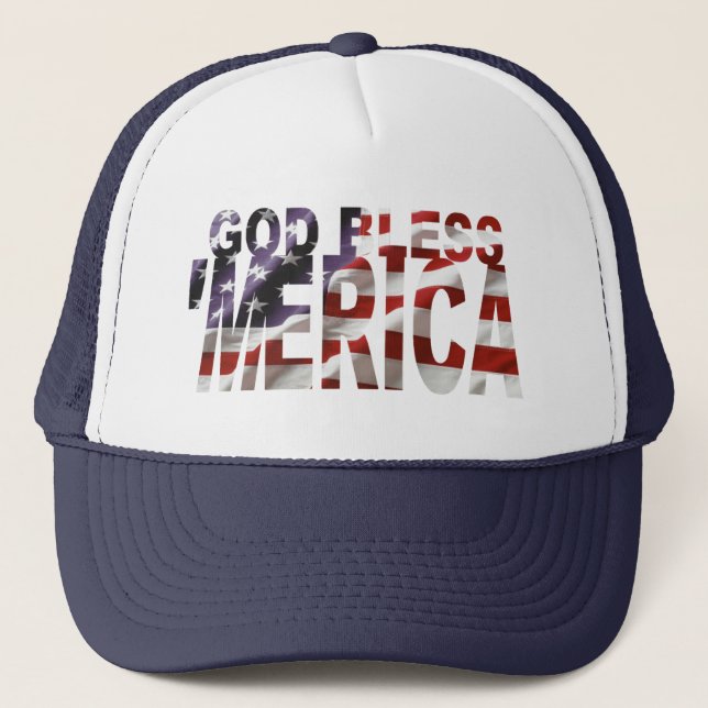 BONÉ CHAPÉU DO MERICA DOS DEUS ABENÇOE (Frente)