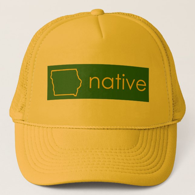 Boné Chapéu do nativo de Iowa (Frente)