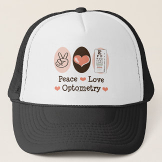 Boné Chapéu do optometrista da optometria do amor da