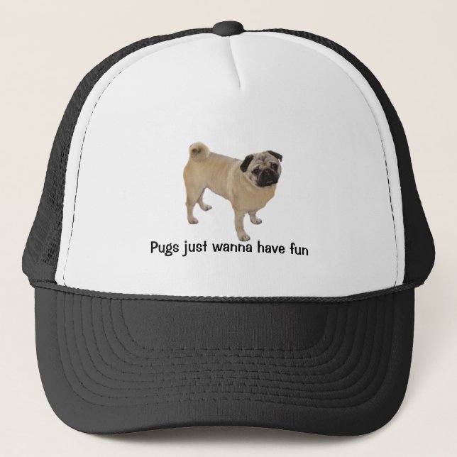 Boné Chapéu do Pug (Frente)